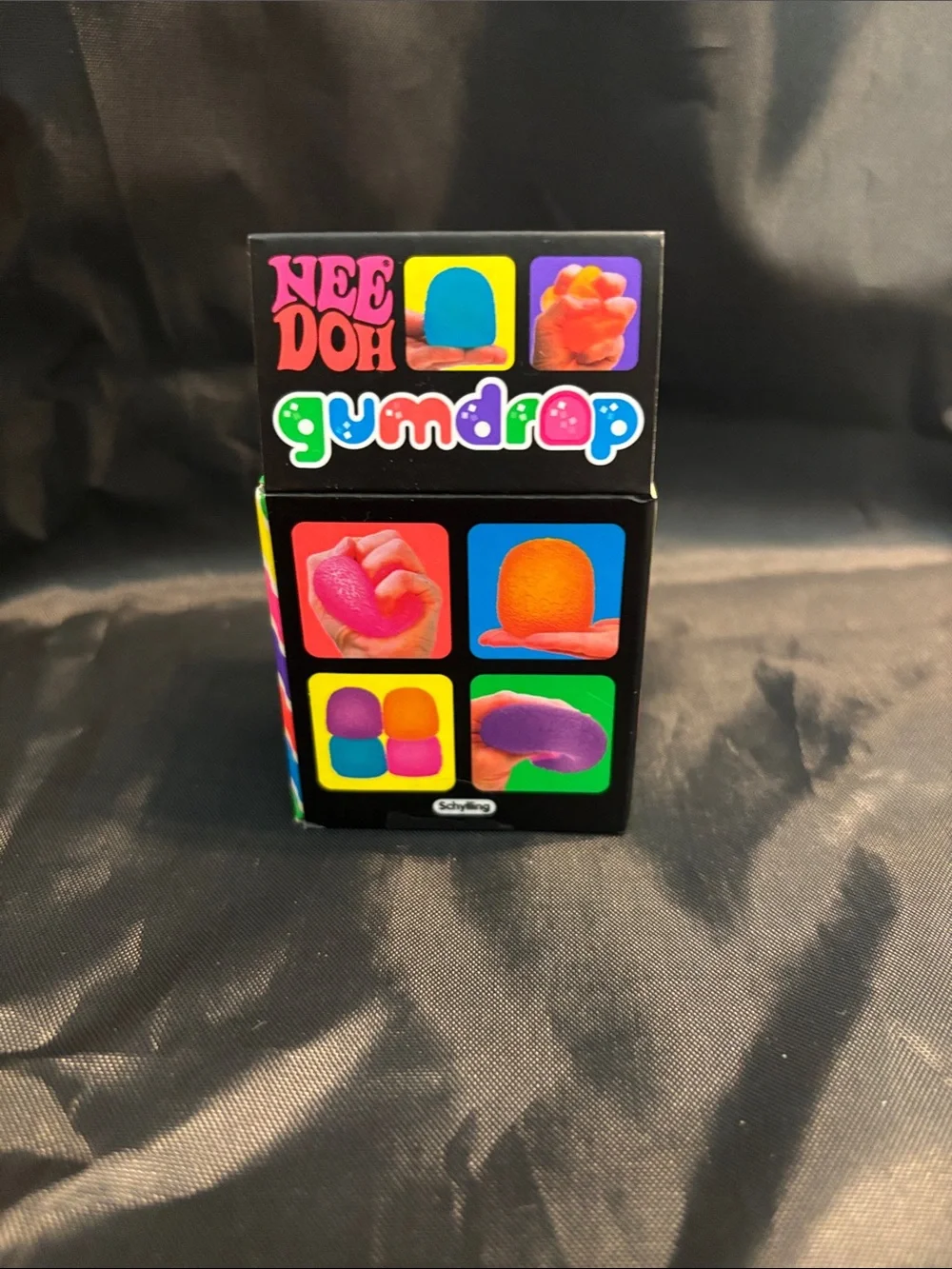 NeeDoh Gumdrop Super Solid Squish! Blue Kids Toy